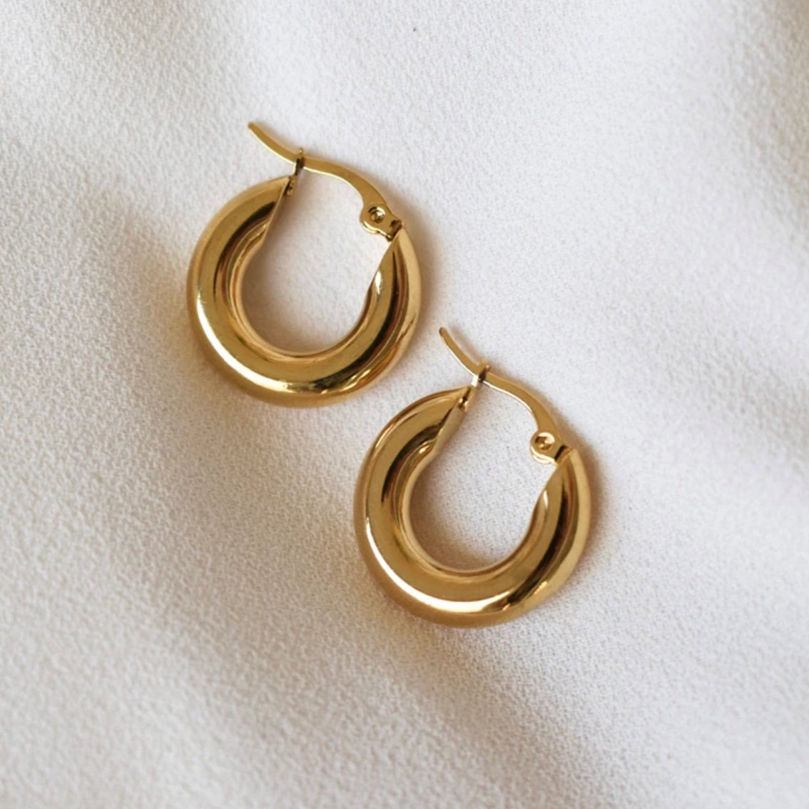 Chunky Hoop Earrings